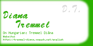 diana tremmel business card